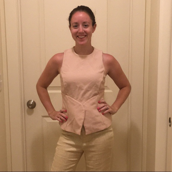 Giorgio Armani Tops - Giorgio Armani Blush Pink Sleeveless Structured To